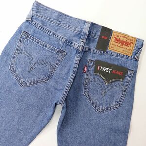 新品 未使用 リーバイス Levi's TYPE1 JEANS メンズ シンプル ジーンズ デニム ロングパンツ 32インチ W32