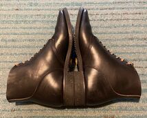 SKOOB Lua別注ホースバット M-43 ブーツ size8 SERVICE SHOES HORSE BUTT BLACK ( 茶芯 ) _画像4