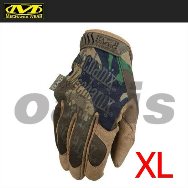 メカニクス グローブ MechanixWear サイズXL WOODLAND CAMO Original Glove オリジナルグローブ MG-77 国内正規品 実物 メカニックス