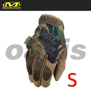 メカニクス グローブ MechanixWear サイズS WOODLAND CAMO Original Glove オリジナルグローブ MG-77 国内正規品 実物 メカニックス