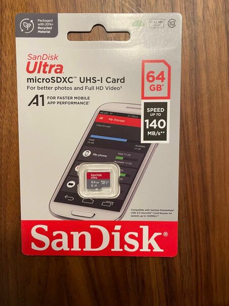 64GB microSDカード microSDXC SanDisk 