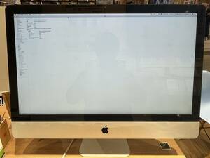 【SSD交換済】中古 Apple iMac 27インチ Late 2009 core i7 2.7Ghz メモリ8GB SSD 500GB