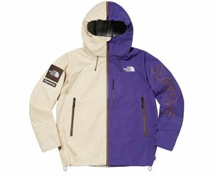 送料無料 新品 L Supreme The North Face Split Taped Seam Shell Jacket Tan シュプリーム ノースフェイス ステッカー