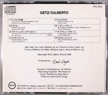 (GOLD CD) Stan Getz 『Getz / Gilberto』 Joao Gilberto 国内盤 POCJ-9012 スタン・ゲッツ ゲッツ・ジルベルト / Antonio Carlos Jobim.._画像2