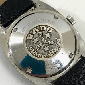 1円～ 精度良好 RADO ラドー ゴールデンホース AT オートマ 自動巻き シルバー文字盤 ヴィンテージ メンズ 腕時計の画像9