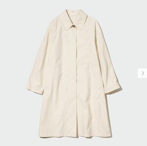 UNIQLO　ユニクロ　ステンカラーコート　XＬ　ホワイト系　2Ｌ　新品未使用