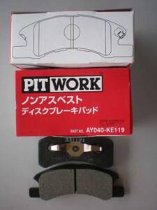 ★PITWORK製★ムーヴ・L175S★フロントディスクパット★