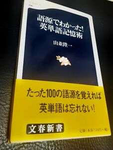 【未使用 美品】語源でわかった! 英単語記憶術 山並 陞一