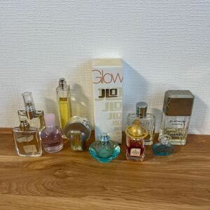 3-95 ブランド香水まとめ 大量セット LANCOME GUCCI CHANEL Vivienne Westwood Ferragamo ブルガリ KOSE glow ブリトニースピアーズ