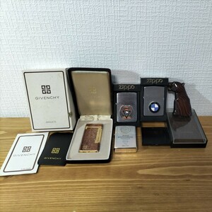 3-124 Zippo ジッポ GIVENCHY ジバンシー MASAI マサイ ライター5点 セット まとめ オイルライター 喫煙具 着火未確認