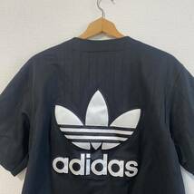 ●3-263 adidas アディダス メンズ トップス 半袖 ベースボールシャツ オリジナルス トレフォイユ _画像6