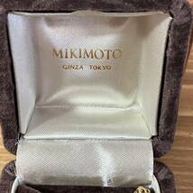 ●3-398 MIKIMOTO ミキモト パール アクセサリー ピン ブローチ 真珠 ゴールド カラー フォーマル 箱入 _画像3