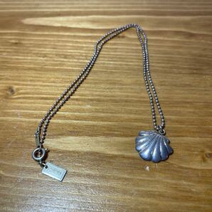 3-520 KENZO ケンゾー ネックレス 貝殻モチーフ 貝シルバー silver 925 シルバー系 の画像1