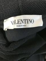 3-21 VALENTINO ヴァレンティノ レディース トップス パーカー フーディ 半袖 ブラック ロゴ プルオーバー スエットパーカー サイズ XS_画像9