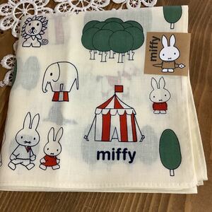  made in Japan Miffy large size handkerchie 50×50cm postage 120 new goods cotton 100% handkerchie 