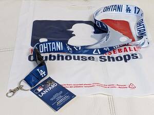  large . sho flat neck strap Los Angeles doja-sLANYARD OHTANI 17 LA strap official Club shop buy goods 