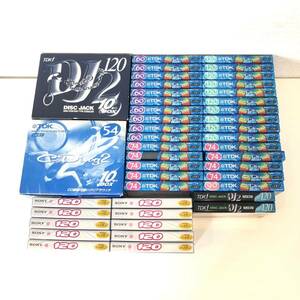 【未開封】カセットテープまとめ 62本セット ハイポジ TDK CDing2 CD2-120R DJ2-120S SONY C-120CDX2H