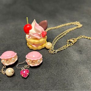 ゆめかわ スイーツアクセサリー 2点セット