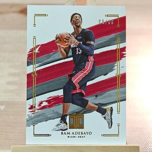 60枚限定 バム・アデバヨ 2022-23 Panini Impeccable Bam Adebayo 09/60 マイアミ・ヒート