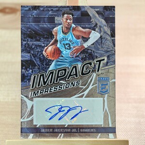 ジャレン・ジャクソン・ジュニア 2022-23 Panini Elite Impact Impressions Jaren Jackson Jr. Auto 直筆サインカード グリズリーズ