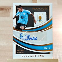 43枚限定 マティアス・オリベラ 2022-23 Immaculate MATHIAS OLIVERA Elegant Ink Auto Silver 04/43 直筆サインカード_画像1