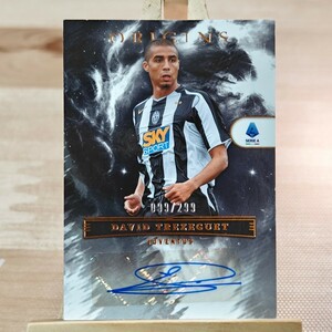 299枚限定 ダヴィド・トレゼゲ 2022-23 Panini Chronicles Origins David Trezeguet Juventus 099/299 直筆サインカード