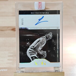 99枚限定 八村塁 2021-22 Noir Basketball Rui Hachimura On-Card Auto 57/99 Redemption Sealed Wizards 直筆サインカード