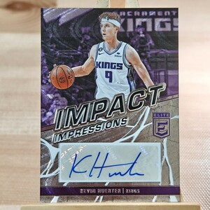 ケビン・ハーター 2022-23 Panini Elite Impact Impressions Kevin Huerter Auto サクラメント・キングス 直筆サインカード