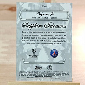 ネイマール 2022-23 Topps Sapphire UCC Neymar Jr. Sapphire Selections SSP Case Hit Paris Saint-Germainの画像2