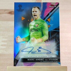 150枚限定 マルク＝アンドレ・テア・シュテーゲン 2021-22 Topps Finest UEFA Auto Marc-Andre Ter Stegen 148/150 直筆サインカード