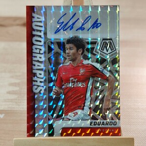 エドゥアルド 2021-22 Panini Mosaic EPL Eduardo Autographs Auto Arsenal 直筆サインカードの画像1