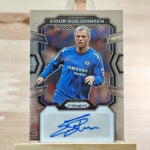 エイドゥル・グジョンセン 2023-24 Panini Prizm Premier Eidur Gudjohnsen Auto Chelsea 直筆サインカード