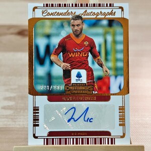 299枚限定 ダニエレ・デ・ロッシ 2022-23 Panini Chronicles Contenders Daniele De Rossi 228/299 ASローマ 直筆サインカード