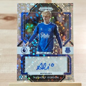 アンソニー・ゴードン 2022-23 Panini Prizm EPL Breakaway Anthony Gordon Auto Everton 直筆サインカード