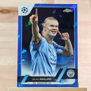 アーリング・ハーランド 2022-23 Topps Chrome UCC Sapphire Erling Haaland Variation SP Manchester City