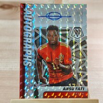 アンス・ファティ 2021-22 Panini Mosaic FIFA Road World Cup Ansu Fati Autographs Auto 直筆サインカード_画像1