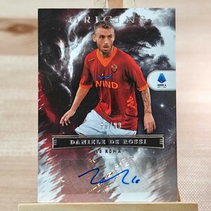 99枚限定 ダニエレ・デ・ロッシ 2022-23 Panini Chronicles Origins Daniele De Rossi 55/99 ASローマ 直筆サインカード