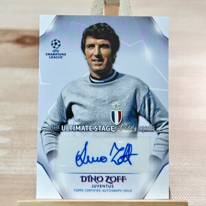 99枚限定 ディノ・ゾフ 2022-23 Topps UEFA Dino Zoff Ultimate Stage Auto Juventus 直筆サインカード