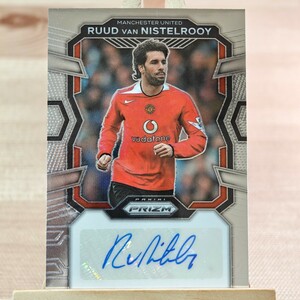 ルート・ファン・ニステルローイ 2023-24 Panini Prizm Premier League Ruud VAN NISTELROOY Auto Manchester United 直筆サインカード