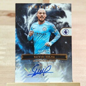 299枚限定 ダビド・シルバ 2022-23 Panini Chronicles Origins Auto David Silva 022/299 Manchester City 直筆サインカード