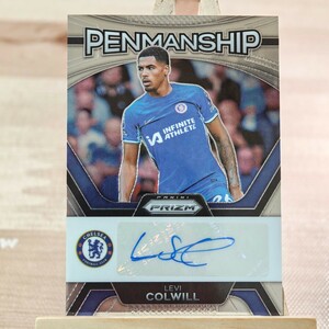 リーヴァイ・コルウィル 2023-24 Panini Prizm Premier League Levi Colwill Penmanship Auto Chelsea 直筆サインカード