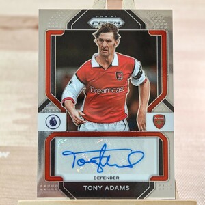 トニー・アダムス 2022-23 Panini Prizm EPL Tony Adams Auto Arsenal 直筆サインカード