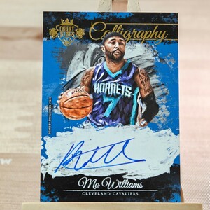 199枚限定 モーリス・ウィリアムズ 2015-16 Panini Court Kings 063/199 Mo Williams On-Card Auto 直筆サインカード