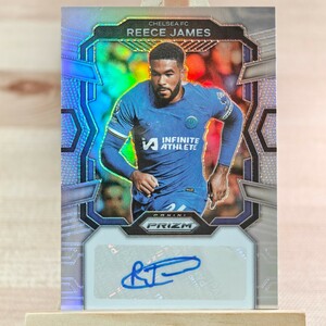 99枚限定 リース・ジェームズ 2023-24 Panini Prizm Premier League Silver Reece James Auto Chelsea 17/99 直筆サインカード