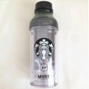 【新品未使用】スタバ ミヤシタパーク 限定 フラグメント ダブルウォール サニーボトル fragment myst 473ml クリアブラック 渋谷宮下公園