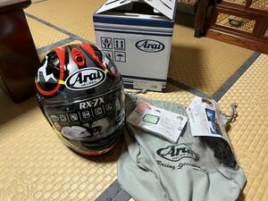 【受注生産の希少モデル】【未使用品】Arai RX-7X IOM-TT2023 57.58cm Mサイズ　マン島