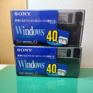SONY Windows　フロッピーディスク　MFD-2HD 3.5. 40枚入　2箱