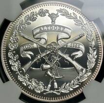 【スイス大型銀貨】(現代射撃祭 NGC-PF69 1985年銘)_画像2