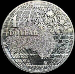 【オーストラリア大型銀貨】(1オンス純銀 2020年 直径40mm プルーフ)