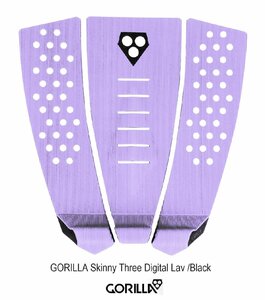 送料無料（一部除く）▲GORILLA GRIP SKINNY THREE TRACTION PAD Digital Lav ・Black 新品